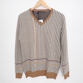 ガブリエレパジーニの正規 ウール×カシミヤ素材 総柄 Vネックニットの買取実績です。