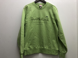 シュプリームの×LACOSTE 18SS ライトグリーン Crewneck Sweatshirtの買取実績です。