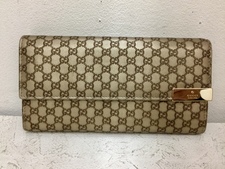 グッチ 291099･2067 マイクログッチシマ ゴールド 長財布 買取実績です。