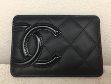 シャネル 黒 16番 カンボンライン カードケース 買取実績です。