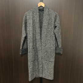 セオリーの2015年製　ウール混　ノーカラー　コーディガン/ロングカーディガン/コートの買取実績です。