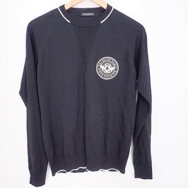 バルマンのW8H6313M270B メリノウール ロゴワッペン付 ラグランスリーブ クルーネック長袖ニットの買取実績です。