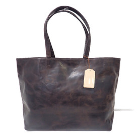 アニアリの牛革　ダークブラウン　裏地カモフラ　SIMPLE TOTE　シンプルトート　11-02000の買取実績です。