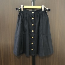 ブルーレーベル・クレストブリッジ 2016年　ブラック　フロントボタンスカート 買取実績です。