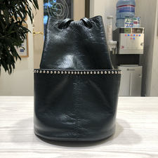 ジェイ&エムデヴィッドソン グリーン ミニデイジー ウィズ スタッズ レザー 2WAYバッグ 買取実績です。