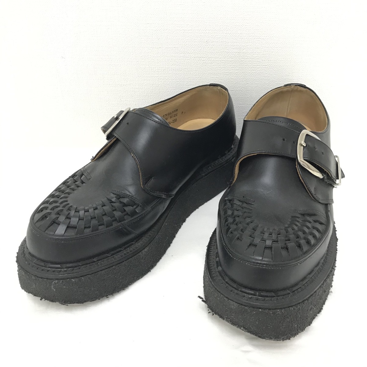 広尾店でジョージコックスのブラックのALASKAラバーソール