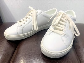 サンローランの606831 白 ロゴ レザー スニーカーの買取実績です。