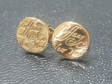 ティファニー 750YG ノーツピアス 買取実績です。