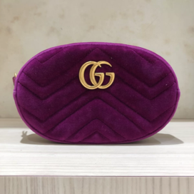 グッチのパープル ベロア 476434 ウエストバッグの買取実績です。