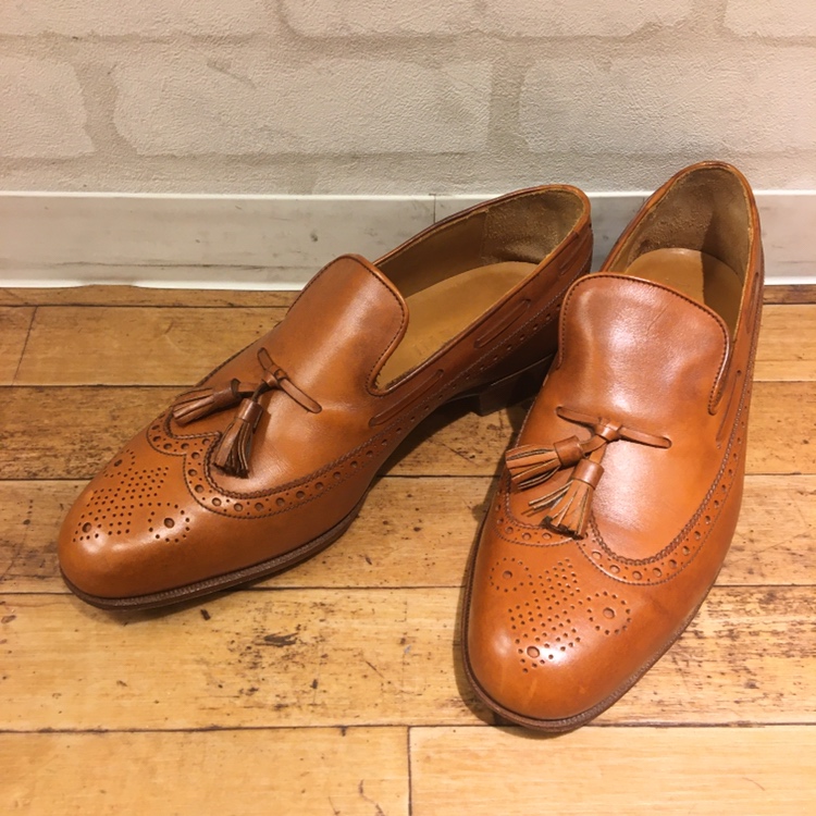 ジェイエムウエストンの181 10ラスト カーフレザーのウィングチップ