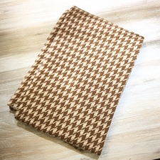 エルメス カシミヤ100% 千鳥格子柄 フリンジマフラー 買取実績です。