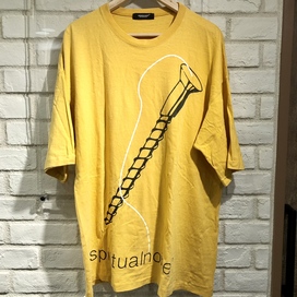 アンダーカバーのイエローspiritual noise プリント オーバーサイズTシャツの買取実績です。