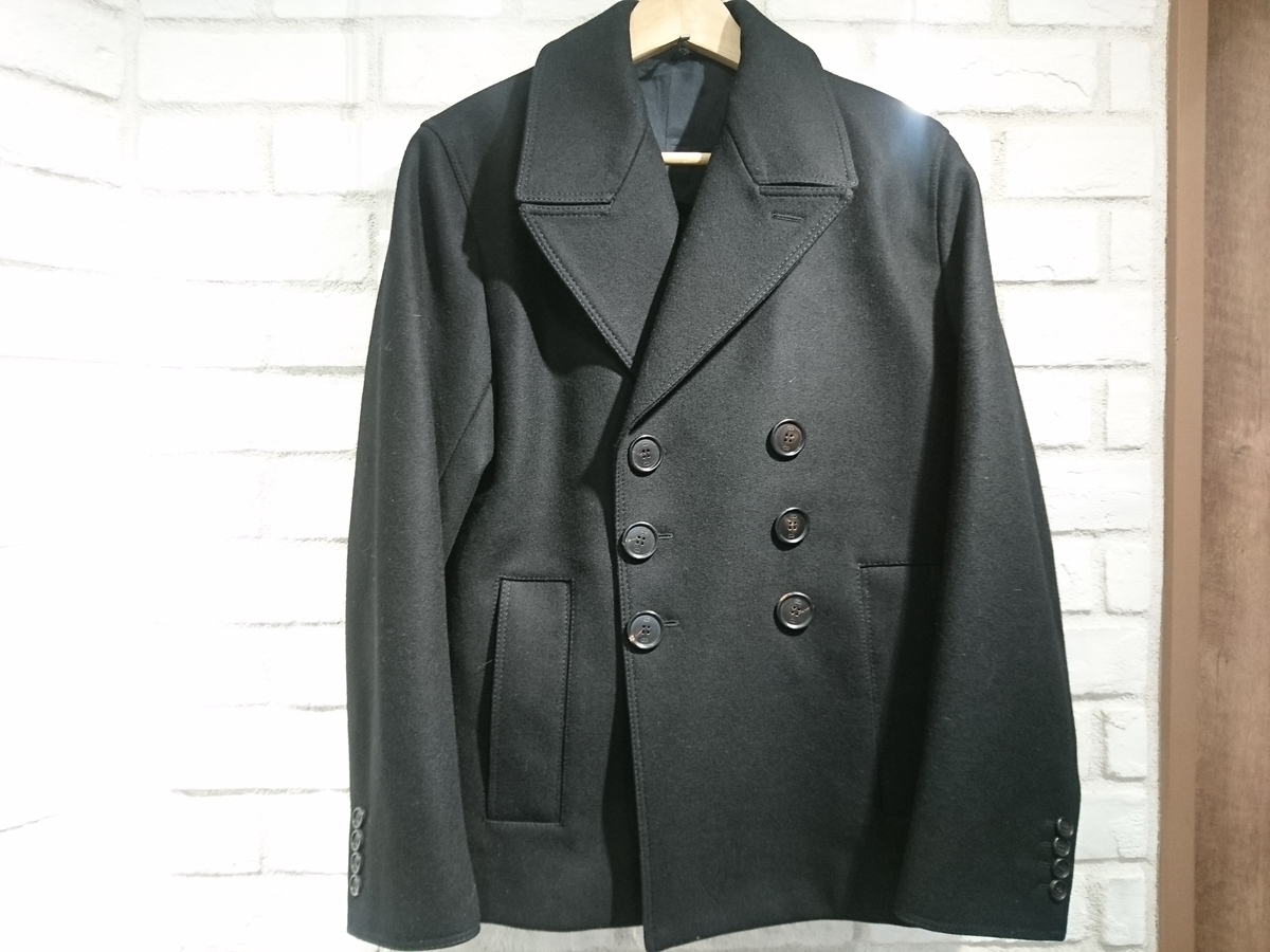 新宿店で、ディオールオムの06AW 6HH1048305 エディ期 ピーコートを