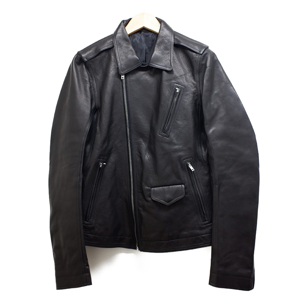 リックオウエンスのSTOOGES レザー ダブルライダースジャケットを買取