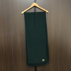 ジョンストンズのグリーン/カーキ カシミヤ 大判ストールの買取実績です。