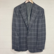 サルトリオ ウールカシミヤ チェック柄 シングルジャケット 買取実績です。