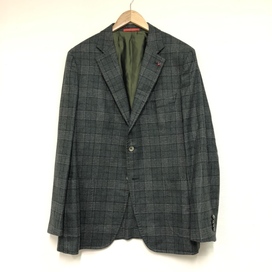 イザイアのコルティナ カシミヤ×シルク コルティナ チェック柄 シングルジャケットの買取実績です。