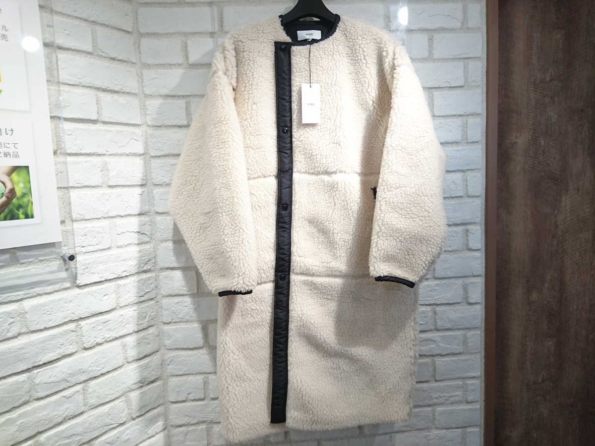 新宿伊勢丹*限定*】HYKE ダッフルコート 新宿店で、ハイクの20AW 202-17175