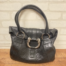 ブルガリ 32733 オールレザーのシルバー金具仕様 レオニー2wayハンドバッグ 買取実績です。