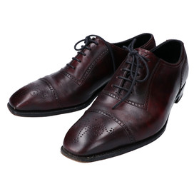 アンソニークレバリーのダークブラウン CAMERON レザー セミブローグシューズの買取実績です。