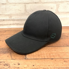 グッチ 387554　ブラック ウェビングライン ゴム付き ベースボールキャップ 買取実績です。