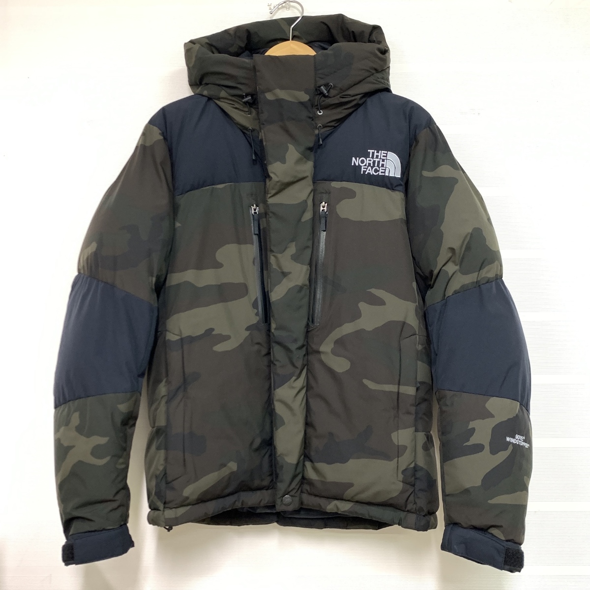 銀座本店で、ノースフェイスのND91642のノベルティのウッドランドカモ