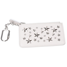 ジミーチュウのNANCY　TLA/CHALK　Moonstone　クリスタルスタースタッズ×カーフレザー　キーケースの買取実績です。