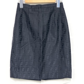 フェンディのブラック　コットン混　タイトスカートの買取実績です。