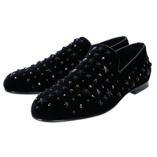 ジミーチュウ SLOANE VELVET WITH CRYSTAL AND STARS ベルベット オペラシューズ メンズ 買取実績です。