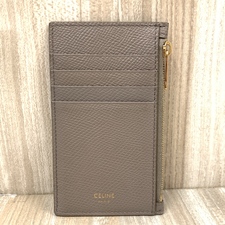セリーヌ セリーヌ 10B683BEL.10BL グレー コンパクトジップドカードホルダー 買取実績です。