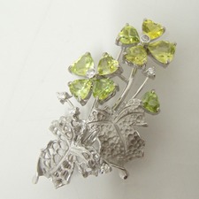 松沢安行 K18 WG 7.25ct ダイヤ0.26ct ハートシェイプカット ブローチ 買取実績です。