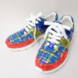 シャネルのG31712 ツイード×ココマーク スニーカーの買取実績です。