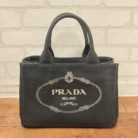 プラダの1BG439 コットンキャンバス カナパ 2wayハンドバッグの買取実績です。