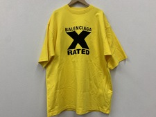 バレンシアガ 20SS 620969 イエロー X-RATED LARGE FIT T-SHIRT 買取実績です。