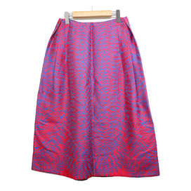 ブラミンクの唐草柄 シルク サイドタック ジャカード スカートの買取実績です。