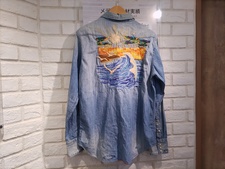 ラルフローレン エンブロイダリー デニム ウエスタンシャツ 買取実績です。