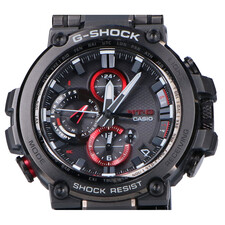 G-SHOCK(gショック) ブラック×レッド　MTG-B1000B-1AJF　Bluetooth搭載　メタルベゼル　タフソーラー電波時計 買取実績です。