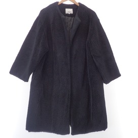 08サーカスの2019年製　ブラック　S19AL-CO03　ベビーアルパカ混　ボアコートの買取実績です。