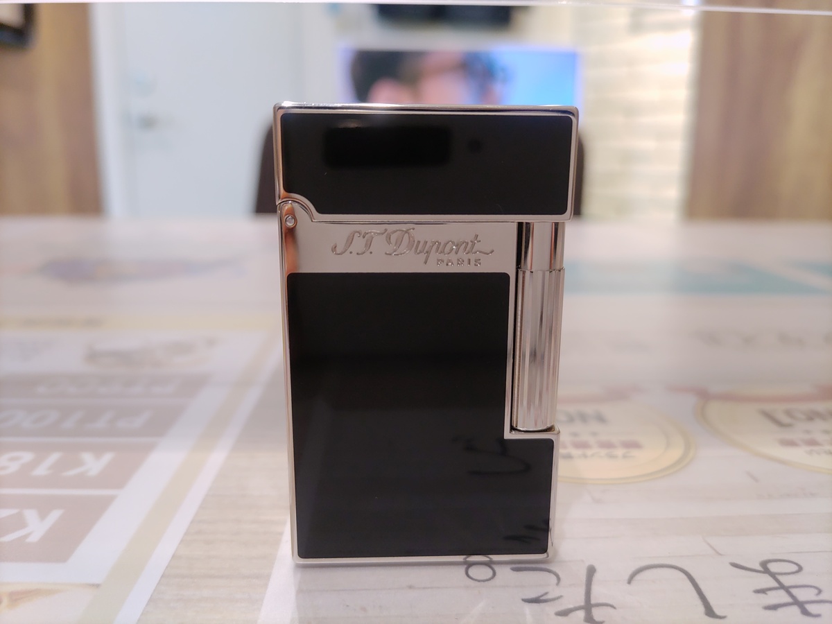 新宿店で、デュポンの16296 ライン2 モンパルナス 黒漆 ライターを買取