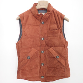 ブルネロクチネリのM0PCL1213 スエードレザー ダウンベスト メンズの買取実績です。