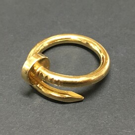 カルティエのK18YG ジュストアンクル リングの買取実績です。