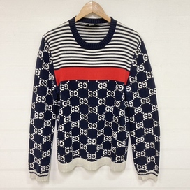 グッチの国内正規 496458 GGストライプ コットンニットの買取実績です。