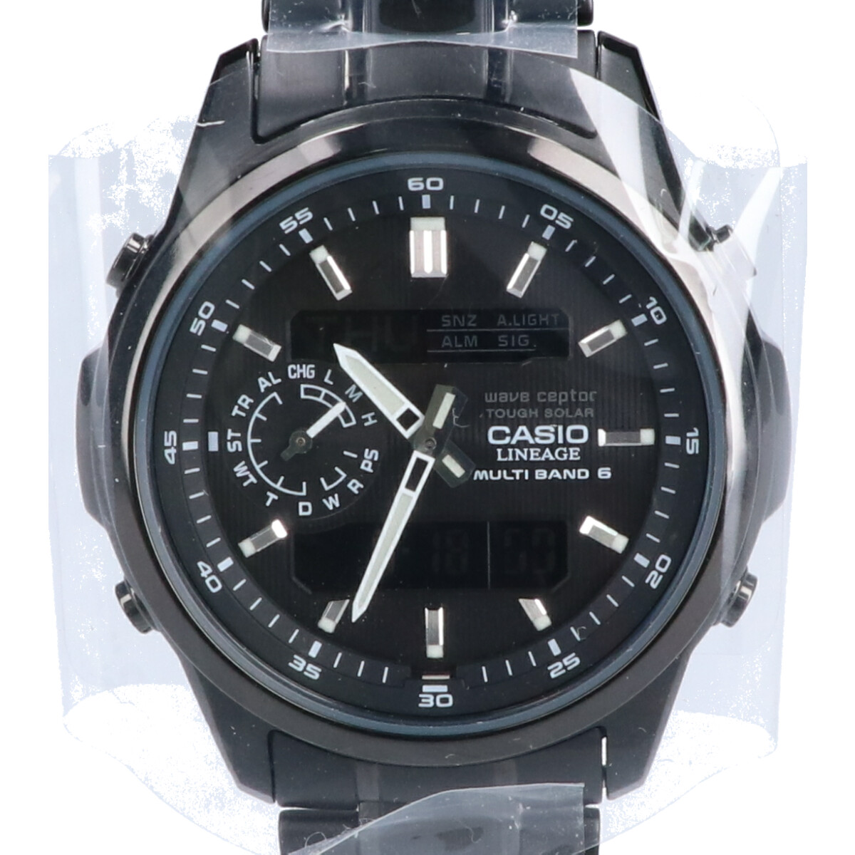 カシオのLCW-M300DB-1AJF LINEAGEリニエージ タフソーラー電波時計を 