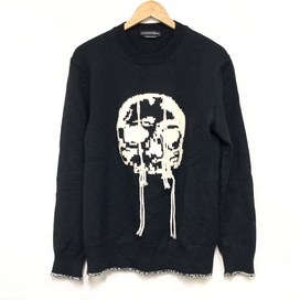 アレキサンダーマックイーンのブラック スカルデザイン ニットセーターの買取実績です。
