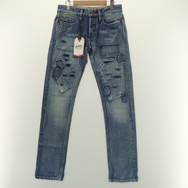 デンハムの01-20-08-11-032 RAZOR MIJHANEDA SLIM FIT ダメージ加工 ボタンフライ デニムパンツの買取実績です。