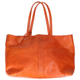 アニアリの120-0005　カモフラ柄裏地　レザートートバッグ　ブラウンの買取実績です。