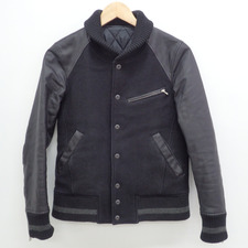 イサムカタヤマバックラッシュ 1102－01 ウール×レザー スタジャン 買取実績です。