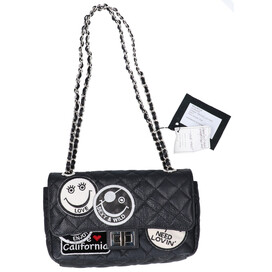 レディメイドのREALMLE04　ワッペン×キルティングヴィンテージレザー(VINTAGE LEATHER)　ターンロックチェーンショルダーバッグの買取実績です。