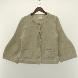 シャネルの08P P32697K00790 カシミヤ×シルク ココマークボタン ニットカーディガンの買取実績です。