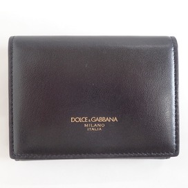 ドルチェ&ガッバーナのAZ607 BP2525　レザー三つ折り財布(小銭入れあり)　ブラックの買取実績です。
